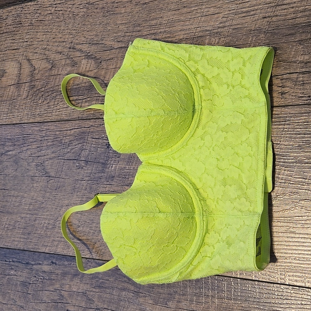 Gilly Hicks Neon Lace Bralette